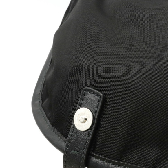 Prada Backpack Rucksack Daypack Nylon Black Silver - Picture 6 of 6